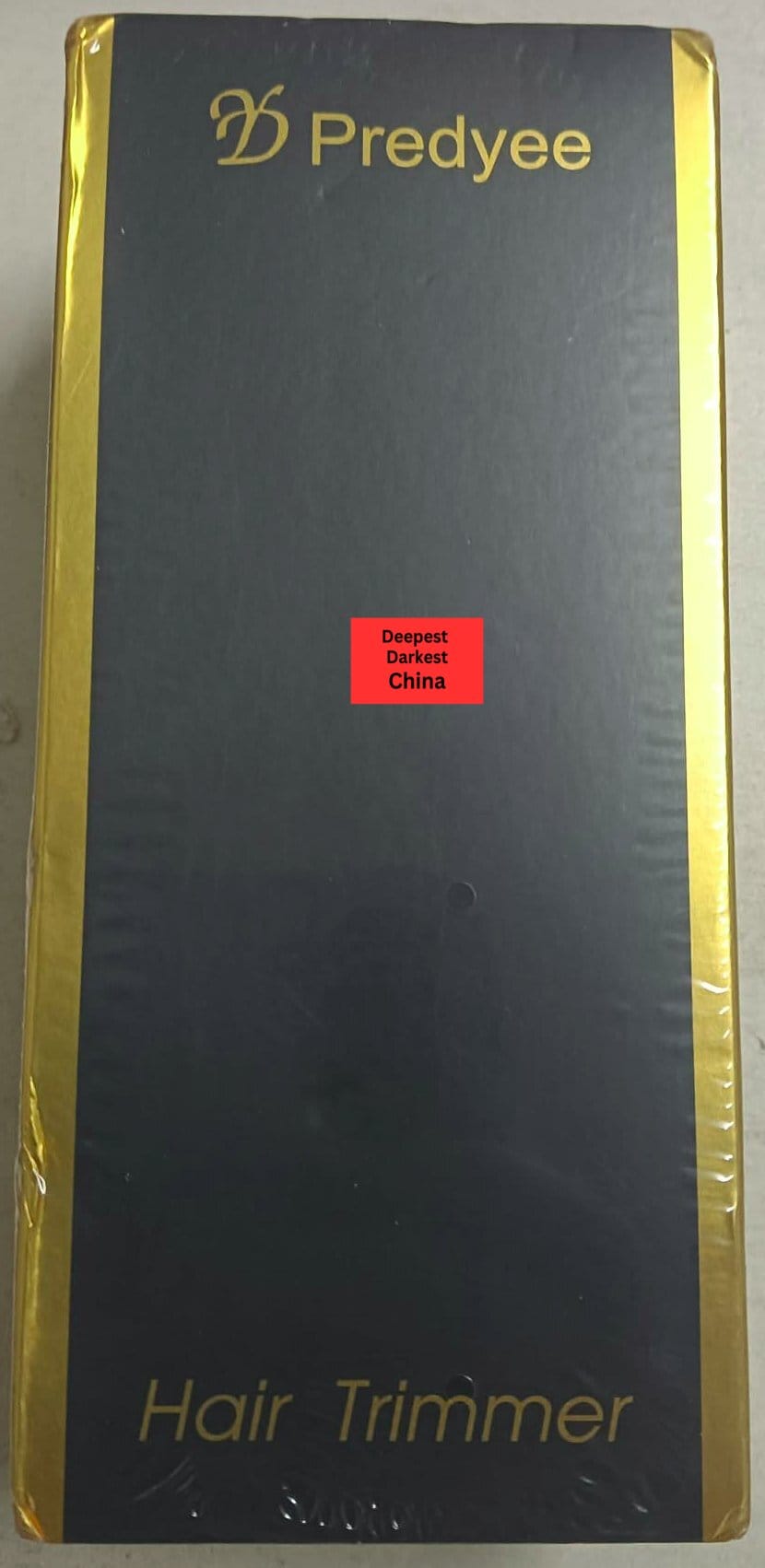 Display box for Predyee RFCD-9088 Hair Trimmer (Front)