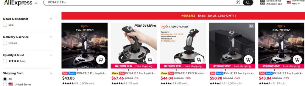 Search results of PXN-2113 on Aliexpress